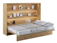 Opklapbed CONCEPTION PRO 140x200 cm artisan eik (horizontaal) met matras - thumbnail