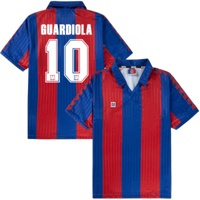 Meyba - Barcelona Retro Voetbalshirt 1989-1992 + Guardiola 10