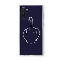 F**k U: Samsung Galaxy Note 10 Transparant Hoesje
