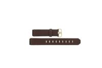 Horlogeband Jacob Jensen 854 Leder Bruin 17mm