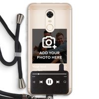 Music Player: Xiaomi Redmi 5 Transparant Hoesje met koord