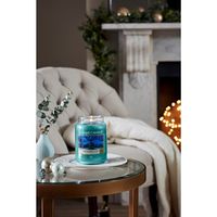 Yankee Candle Winter Night Stars kaars Rond Amber, Muskus, Witte muskus Blauw 1 stuk(s) - thumbnail