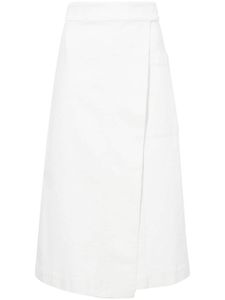 Proenza Schouler White Label jupe Iris à coupe mi-longue - Blanc