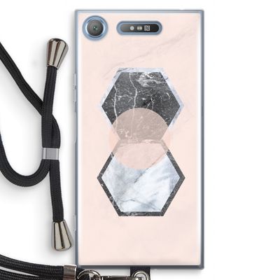 Creatieve toets: Sony Xperia XZ1 Transparant Hoesje met koord