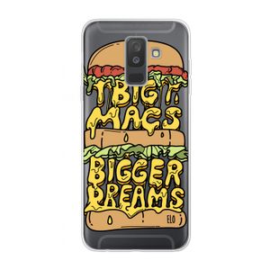 Big Macs Bigger Dreams: Samsung Galaxy A6 Plus (2018) Transparant Hoesje