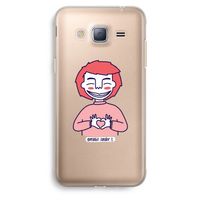 Hartje: Samsung Galaxy J3 (2016) Transparant Hoesje Hartje: Samsung Galaxy J3 (2016) Transparant Hoesje