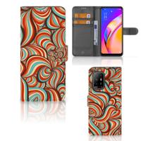 OPPO Reno5 Z | A94 5G Hoesje Retro | Portemonnee hoesje