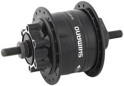 SHIMANO Shim.hub dyn.dh3d32 36h sol.axle 6v/3w bl.e2