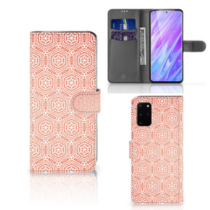 Samsung Galaxy S20 Plus Telefoon Hoesje Pattern Orange