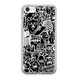 Vexx Black Mixtape: iPhone 8 Transparant Hoesje