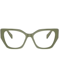 Prada Eyewear lunettes de vue à monture oversize - Vert