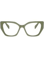 Prada Eyewear lunettes de vue à monture oversize - Vert - thumbnail