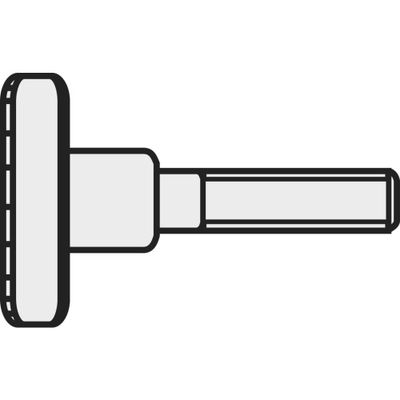 TOOLCRAFT M4* 8 D464-5.8:A2K 192173 Kartelbouten M4 8 mm DIN 464 Staal Galvanisch verzinkt 10 stuk(s)
