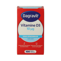 Dagravit Vitamine D pearls 400IU 100 Stuks