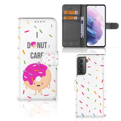 Samsung Galaxy S21 Plus | Book Cover | Donut Roze