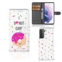Samsung Galaxy S21 Plus | Book Cover | Donut Roze