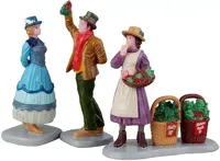 Lemax under the mistletoe s/3 kerstdorp figuur type 4 Caddington Village 2022