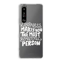 The prettiest: Sony Xperia 1 III Transparant Hoesje