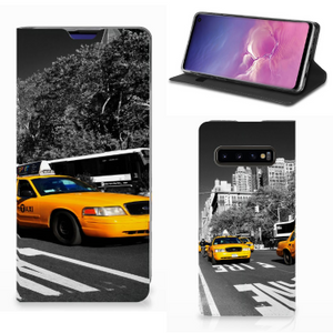 Samsung Galaxy S10 Book Cover New York Taxi