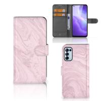 OPPO Find X3 Lite | Bookcase | Marble Pink - Origineel Cadeau Vriendin