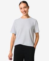 HEMA Dames T-shirt Luna glitter wit (wit)