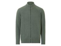 LIVERGY Gebreide heren trui (Groen, XL)