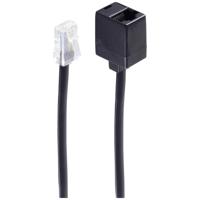 Shiverpeaks Western Verlengkabel [1x RJ45-stekker 8p8c - 1x RJ45-bus 8p8c] 6 m Zwart