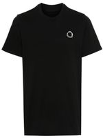 Moncler t-shirt en coton à logo appliqué - Noir - thumbnail