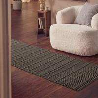 Vloerkleed Parker Rechthoekig - Bruin Grijs 250x80cm - Wol - Dekbed-Discounter.nl