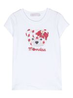 Monnalisa t-shirt en coton à imprimé Teddy Bear - Blanc - thumbnail