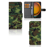 Samsung Galaxy Xcover 7 Telefoon Hoesje Army Dark - thumbnail