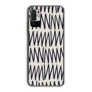Marrakech Zigzag: Xiaomi Redmi Note 10 5G Transparant Hoesje