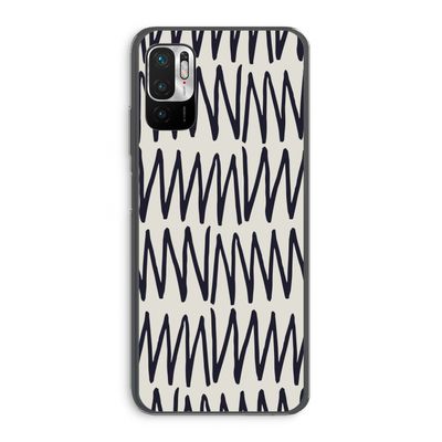 Marrakech Zigzag: Xiaomi Redmi Note 10 5G Transparant Hoesje
