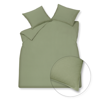 Vandyck Vandyck Washed Cotton Dekbedovertrek Smoke Green 140x220