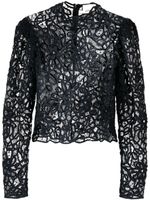 ISABEL MARANT haut Neline en dentelle - Noir