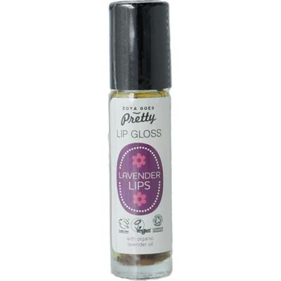 Zoya Goes Pretty Lip gloss lavender lips