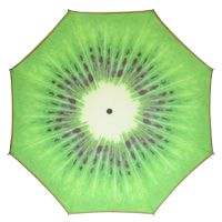 Parasol - kiwi fruit - D180 cm - UV-bescherming - incl. draagtas - thumbnail