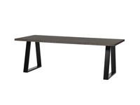 Tafel GEO eiken trapezium poot | 180cm x 100cm | White-Wash - thumbnail