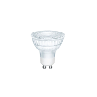 GU10 LED lichtbron glas dimbaar helder wit 4000K 345 lumen