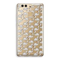Zwanen: Huawei P9 Transparant Hoesje
