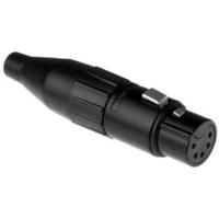 Amphenol AC5FB XLR-connector Koppeling, recht Aantal polen: 5 Zwart 1 stuk(s)