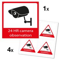 Alecto AWS-05 - Raamstickers camerabewaking, 5x