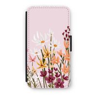 Painted wildflowers: iPhone XS Flip Hoesje