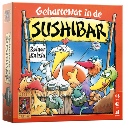 999 Games geharrewar in de Sushibar