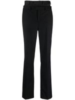 BETTTER pantalon droit à taille double - Noir - thumbnail