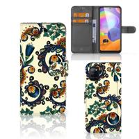 Wallet Case Samsung Galaxy A31 Barok Flower