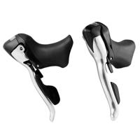 SunRace Verstellerset sti 2 x 8 speed st-r81 inclusief binnenkabels - zwart/zilver