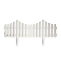 PlasticForte Flexibele borderrand/hekje - 60 cm - wit - kunststof