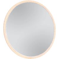 LED Badkamerspiegel - Trion Aluna - Rond - IP44 - Touch Schakelaar - 18W - Aanpasbare Kleur - Spiegelglas