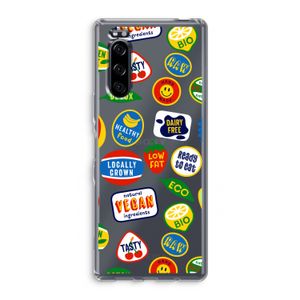 Fruitsticker: Sony Xperia 5 Transparant Hoesje